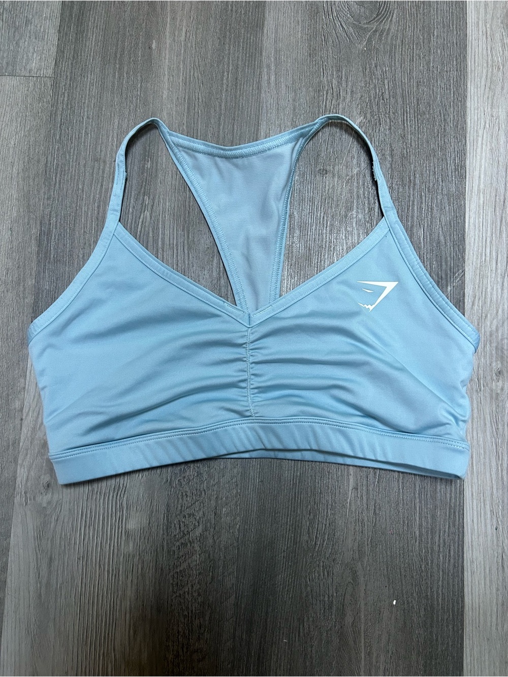 Gymshark sports bra light blue